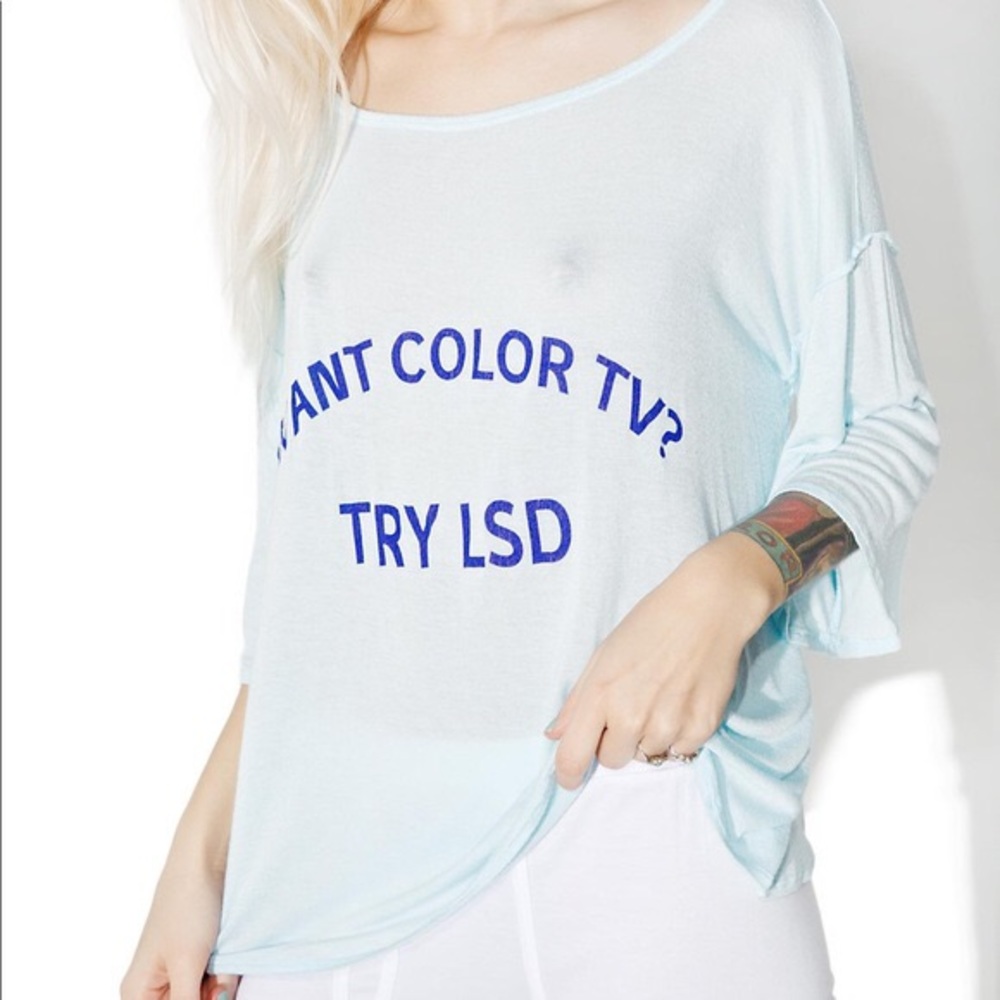 NWT Daydream Nation Color TV Tee